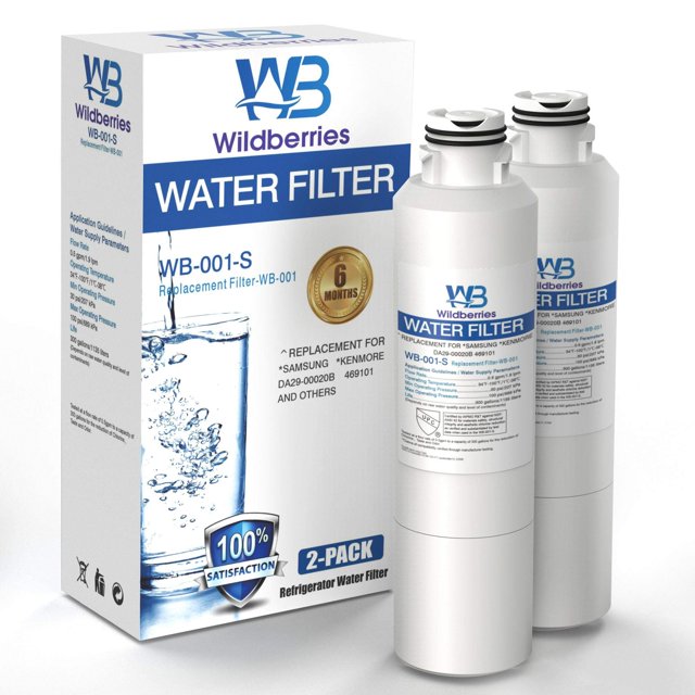Wildberries Rf28Jbedbsg/Aa Repuesto para filtro de agua para refrigerador Samsung compatible con Samsung Rf28Jbedbsg/AA Haf-Cin Haf-Cin/Exp Da29-00020A Da97-08006A Kenmore 46-9101 Paquete de 2