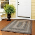 thumbnail image 1 of Homespice Decor 322623 20 x 30 in. Wildwood Ultra Durable Rectangular Braided Rug - Brown, 1 of 5
