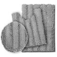 thumbnail image 1 of SAYFUT Chenille 3 PC Bath Mat Set Extra Soft Absorbent Medium Contour Toilet Lid Cover, 1 of 8