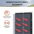 thumbnail image 5 of Kit de cargador de batería de panel solar de 12W y 18V Carga monocristalina para teléfonos móviles y cámaras deportivas, 5 of 5