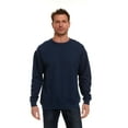 thumbnail image 4 of BILLIONHATS 24 Pack Mens Adult Crewneck Fleece Lined Pullover Sweatshirt Bulk, Navy Color, Wholesale Multipack Donation for Homeless (Large), 4 of 7