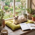 thumbnail image 4 of Short Pile Pet Mat with Ties Cushioned Gripped Bottom Non Slip Crates Furniture for Cats Small Dogs Indoor Soft Washable All Seasons Bed, 4 of 6