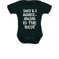 thumbnail image 1 of Tstars Boys Unisex Best Gift for Mother's Day Shirts Dad and I Agree Mom is the Best Baby Toddler Cool Cute Gift for Mom Shirts for Baby Boy Mothers Day Gift Baby Bodysuit, 1 of 6