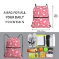 thumbnail image 3 of Sigee Yoga Unicorn for Drawstring Zipper Backpack ,Waterproof, Durable, Lightweight Gym Bag for Sports, 3 of 5