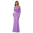 thumbnail image 1 of Vestido BITALY para madre de la novia, satinado, morado empolvado, US6, 1 of 8