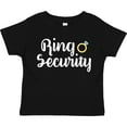 thumbnail image 3 of Inktastic Ringbearer Ring Security White Text Boys or Girls Toddler T-Shirt, 3 of 5