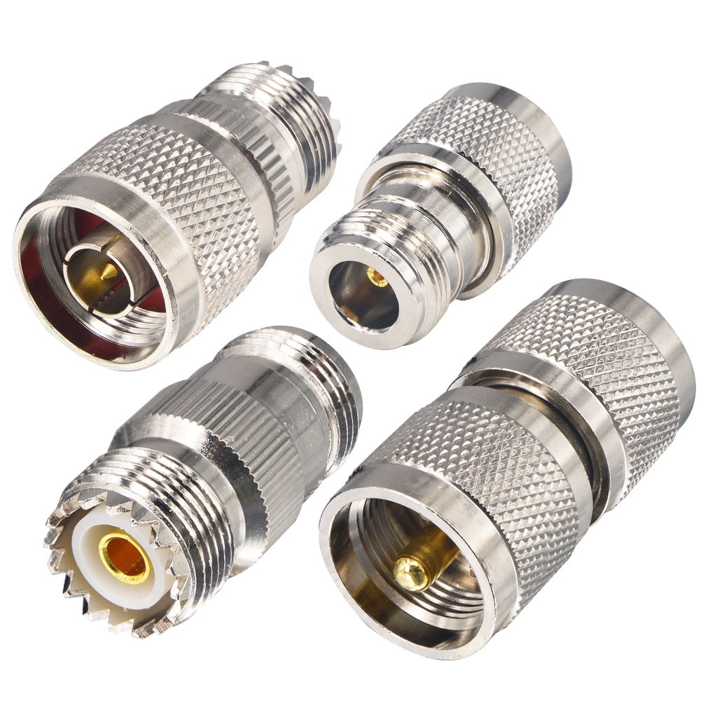 RF Coaxial Adapter Connector Kit N Male/Female to UHF PL-259 SO-239 M/F Straight Adapter