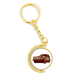 thumbnail image 1 of Deep Red Classic Cars silueta patron Anillo de oro de metal llavero llavero, 1 of 3