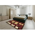 thumbnail image 4 of Ahgly Company Indoor Square Patterned Bronze Brown Area Rugs, 8' Square, 4 of 6