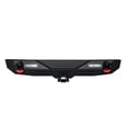thumbnail image 3 of Vijay Textured Rear Bumper Compatible With 2007-2017 Jeep Wrangler JK/JKU with LED Lights, 3 of 5