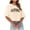 Beige, variant on Summer Womens Casual Short Sleeve Crewneck Shirts Lightweight Soft Casual Letter Print Tops Clothes 04 Teen T Shirt Medium Shirt Weightlifting Long Sleeve Shirts Woman Shirts Summer Long Sleeve Tees