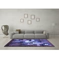 thumbnail image 3 of Ahgly Company Indoor Rectangle Abstract Blue Contemporary Area Rugs, 3' x 5', 3 of 4