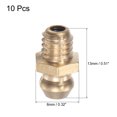 thumbnail image 2 of Unique Bargains Raccord Hydraulique Droit en Laiton Filetage M6 x 1mm Lot de 10, 2 of 5
