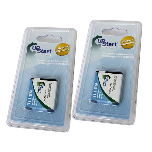 2x Pack - Canon PowerShot ELPH 130 IS Battery - Replacement for Canon NB-11L Digital Camera Battery (680mAh, 3.6V, Lithium-Ion)