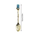 thumbnail image 3 of CJiaWei Vintage Crystal Stone Spoon With Intricate Carvings Perfect For Tea Accessories And Crystal Craftsmanship, 3 of 5