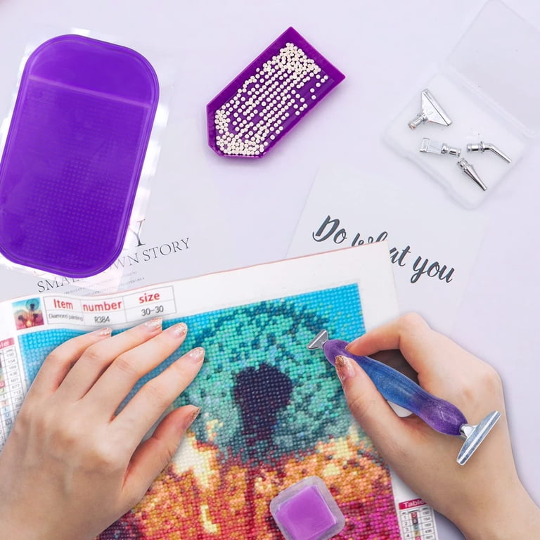 ZYNERY Diamond Painting Tool Kit, 18-Piece, Purple photo 3