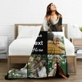 thumbnail image 5 of Custom Blanket with Picture Text Customized Blankets with Photos Customizable Personalized Blankets and Throws for Adult Kid Birthday Christmas Valentines Day Memorial Gift,, 5 of 6