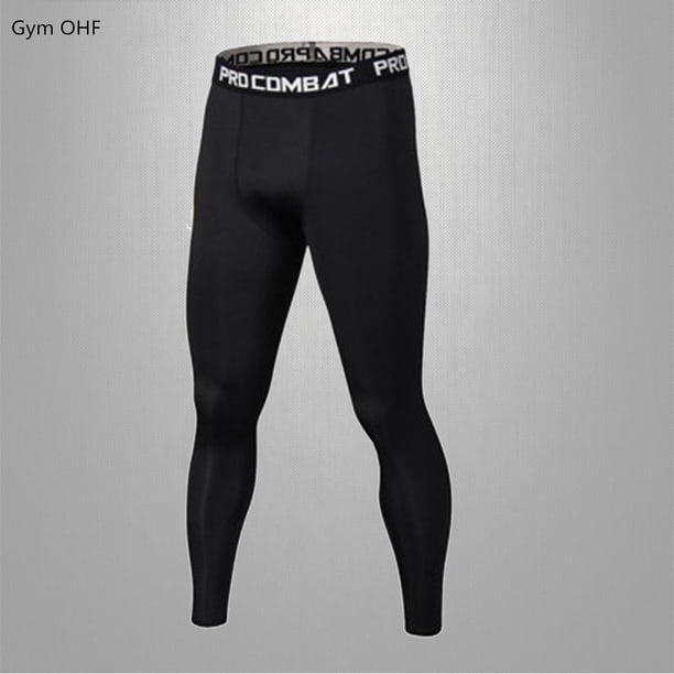 Leggings De Yoga Negro Para Hombre/Pantalones Deportivos De Compresión Para Correr/Baloncesto/Entrenamiento/Fútbol /pangjing