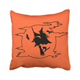 thumbnail image 1 of RYLABLUE Halloween Witch Pillow Covers Cushion Cover Case 18x18 Inches Pillowcases Two Side, 1 of 1