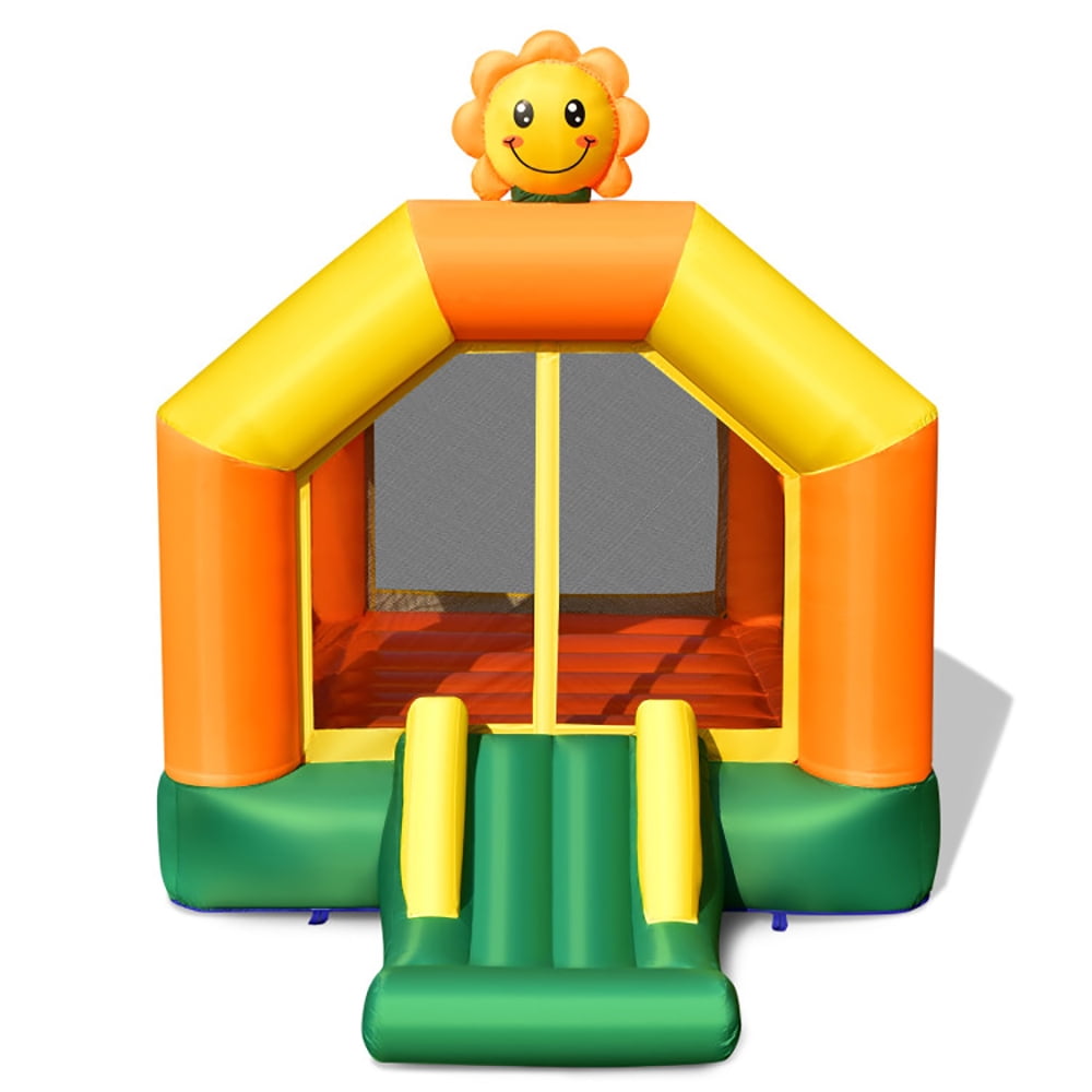Aimee Lii Kids Inflatable Bounce House with Slide and Basketball Rim with 735W Blower, Playhouse for Kids Outdoor Aimee Lii Kids Inflatable Bounce House with Slide and Basketball Rim with 735W Blower, Playhouse for Kids Outdoor