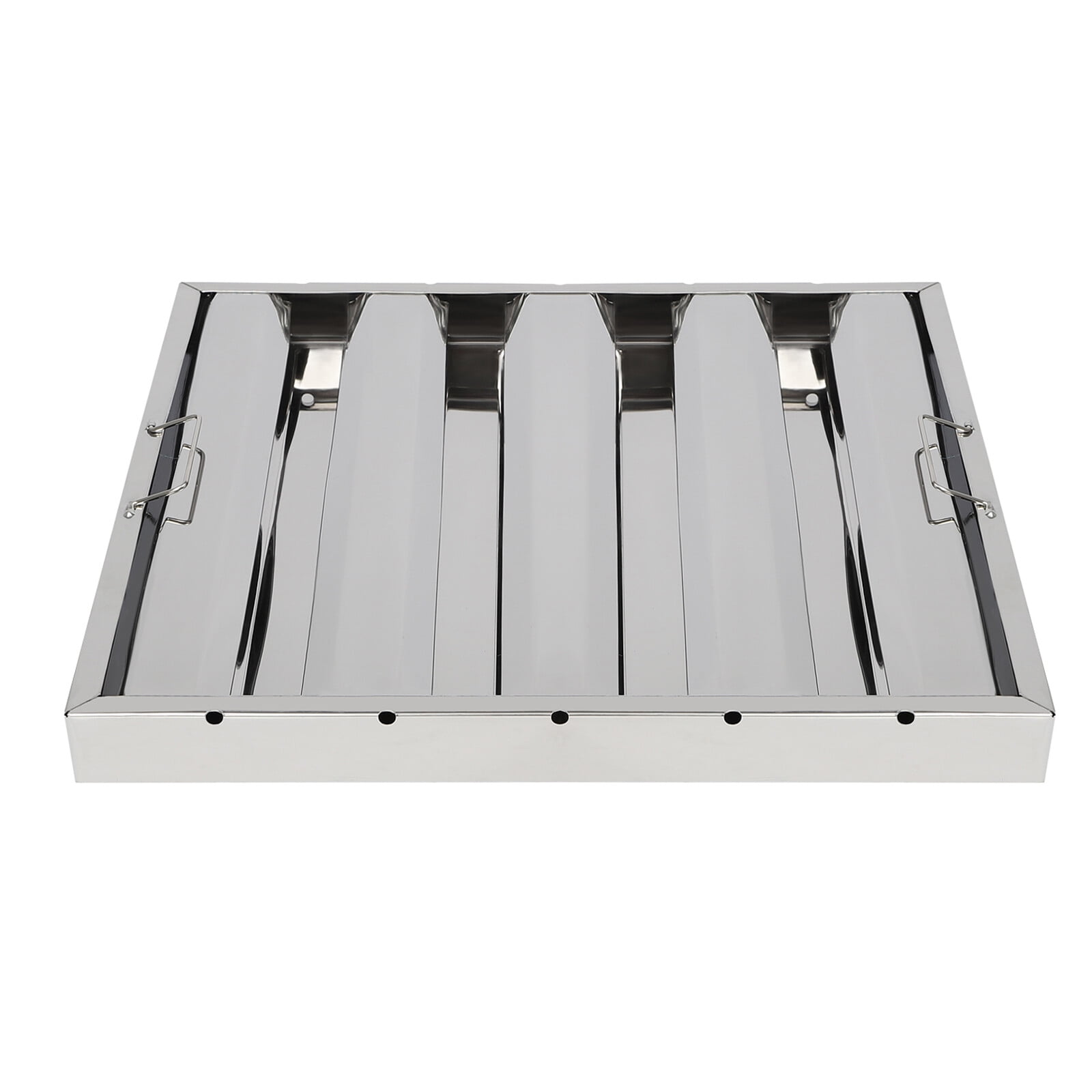6 PCS 49.5*49.5*4.5cm Grooves Commercial Hood Filters Range Hood Filter for Home Kitchens Restaurants Hotels