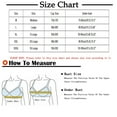 thumbnail image 2 of YWDJ Everyday Bras Front Closure Push up Wirefree Full Coverage Comfort Straps Support Bralette Breathable Soft Bra for All Shapes Sagging Breasts Red XL, 2 of 2