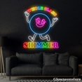 thumbnail image 4 of Glowneon Whole Class Shimmer Neon Sign, Whole Class Shimmer LED Sign, Whole Class Decor, 4 of 5