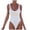 White-#004, variant on Bride Swimsuits Womens Bathing Suits Letter Print High Cut Backless Bridal Bathing Suit Bridal Party Gift Summer Beachwear,White S