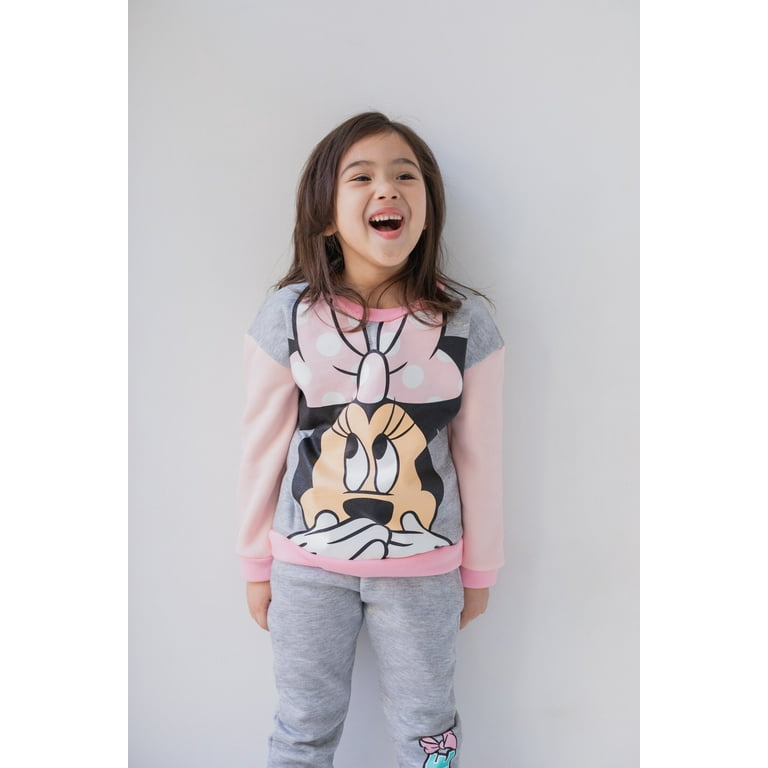 Disney Minnie Mouse Toddler Girls Fleece Sweatshirt and Sweatpants