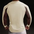 thumbnail image 4 of Mqqzkk Long Sleeve Athletic Running Shirts For Men Slim Fits Round Neck Lightweight Pullover Workout Sweatshirts, 4 of 5