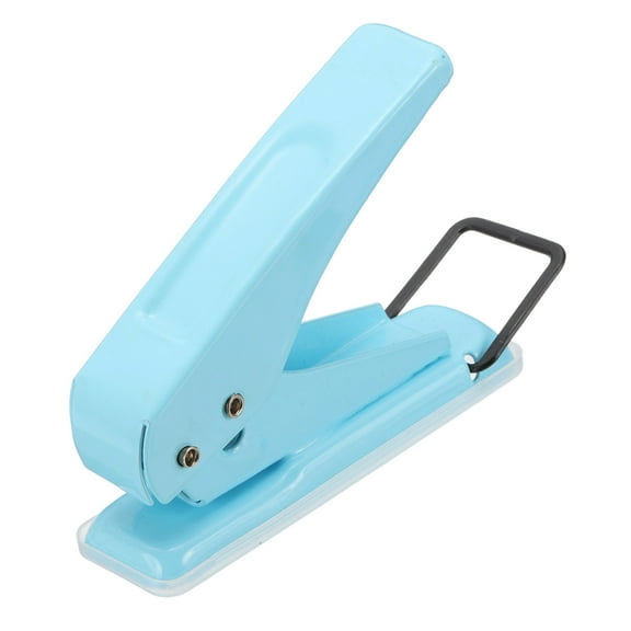 Uxcell 1/4" Single Hole Punch, Heavy Duty Metal Paper Puncher for Tag DIY Craft Scrapbook Ticket