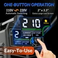 thumbnail image 3 of GZ GUOZHI 210A Stick Welder, Smart LED Welder Machine, 110V/220V High-Power ARC Welder Tools,Compatible with All Welding Rods, 3 of 10