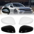 thumbnail image 3 of BUYISI Rearview Mirror Cover Housing Without Lights for Honda for Civic 2022-2024 White Left, 3 of 9