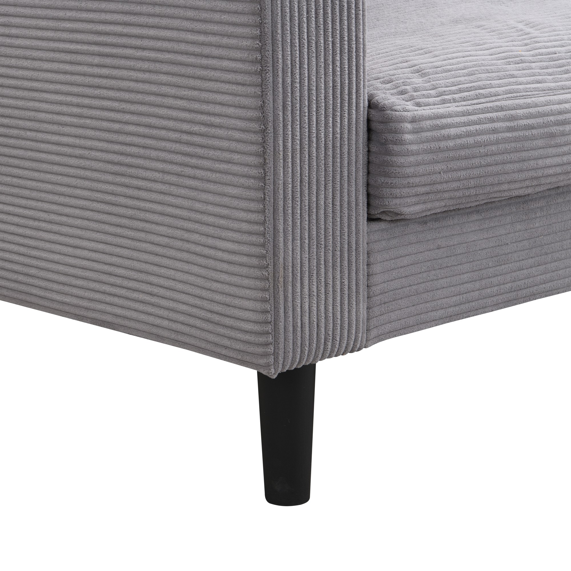 74" Modern Upholstered Sofa Couch,Comfy 3 Seater Sofa with 2 Pillows for Living Room Bedroom Apartment,Light Gray