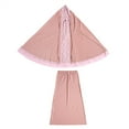 thumbnail image 2 of EnJoCho Kids Girls Abaya Musli𝗆 Full Cover Lace Hijab Dress Kaftan 𝖣ubai 𝖨slamic Prayer Eid Robe Maxi Skirt 2pcs Set Hijabi Modest Wear Childrens Outfit, 2 of 7