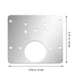 thumbnail image 2 of Houderco 2Jgo Bisagras De Puerta De Inoxidable Para Armarios Y Gabinetes Hogar, 2 of 6