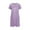 Purple-1, variant on Aofany Womens Nightshirts & Gowns Short Sleeve Sleepshirt Scoopneck Cute Nightdress Comfy Nightgown Dress with Pockets