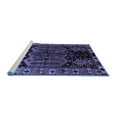thumbnail image 2 of Ahgly Company Machine Washable Indoor Round Persian Blue Traditional Area Rugs, 6' Round, 2 of 4