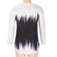 thumbnail image 4 of Blusa de manga larga con estampado de cuello en V suelto informal para mujer de talla grande Fridja  fjkfkj3582, 4 of 8