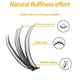 thumbnail image 3 of Pestañas postizas naturales 20D/30D, pestañas postizas suaves 3D, maquillaje profesional, herramienta de extensión de pestañas, entrega gratuita en Rusia, 3 of 5