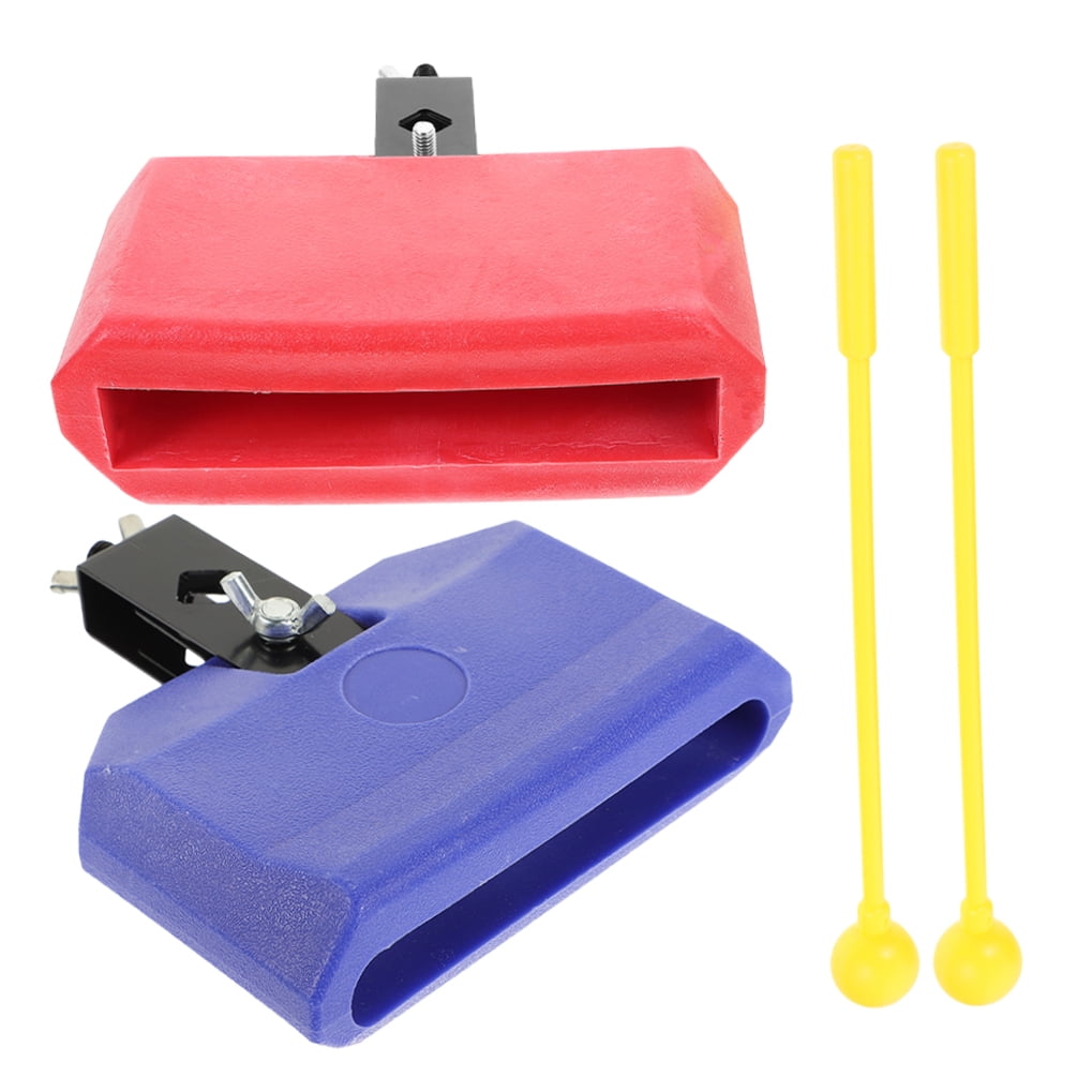FONDOTIN 2 Sets Assorted Color Drum Mounting Brackets with Practice Tips for Home Drum Set Accessories