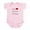 Petal Pink, variant on CafePress - I Love Grandma (German) Infant Bodysuit - Baby Light Bodysuit, Size Newborn - 24 Months