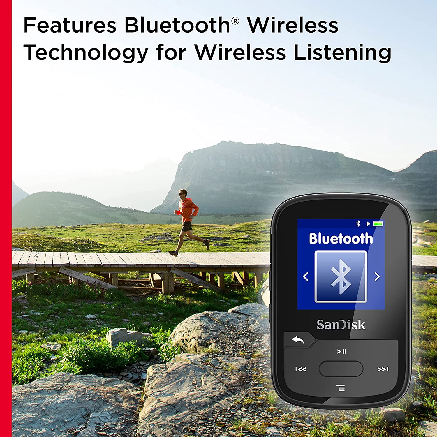 SanDisk Clip Sport Plus 32GB MP3 Player, Black