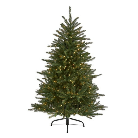 Nearly Natural 5ft. Napa Valley Fir Artificial Christmas Tree with 350 Clear Lights