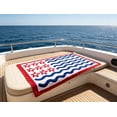 thumbnail image 3 of BZPIZ 4th of July Beach Towels, Red White Blue, Highly Absorbent, Quick Dry, Sand Free Lightweight Beach Towel Beach Essentials for Beach Bath Pool Summer & Vacation Independence Day Decorations, 3 of 7