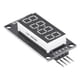 thumbnail image 2 of Módulo de reloj de tubo de 4 dígitos 7 segmentos TM1637 Tablero LED multicolores para Arduino FLhrweasw  Nuevo, 2 of 9
