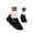 Black, variant on Women's Slip-On Mesh Sneakers, Air-Padded Arch Insole Walking Shoes for Daily Comfort