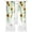 Yellow, variant on Sunflower Sheer Curtains 96 Inch Length 2 Panels Set, Butterfly Flowers Green Leaf Watercolor White Voile Window Treatment Semi Sheer Long Curtains Drapes for Bedroom/Living Room/Kitchen 52"x96"x2