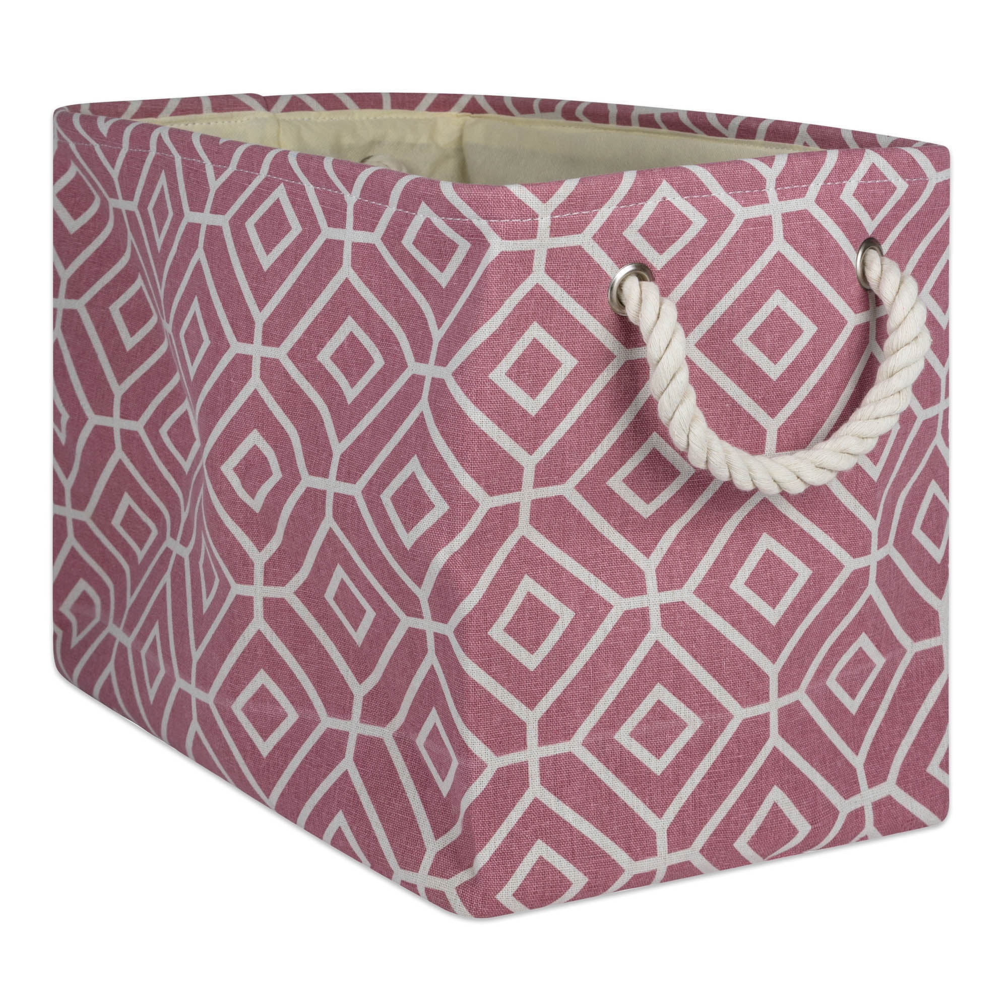 DII Stained Glass Decorative Bin, Medium, 100 Polyester, Multiple