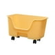 thumbnail image 2 of Cajas de Arena para Gatos jinwen Inodoro Abierto Amarillo Con Rueda, 2 of 8